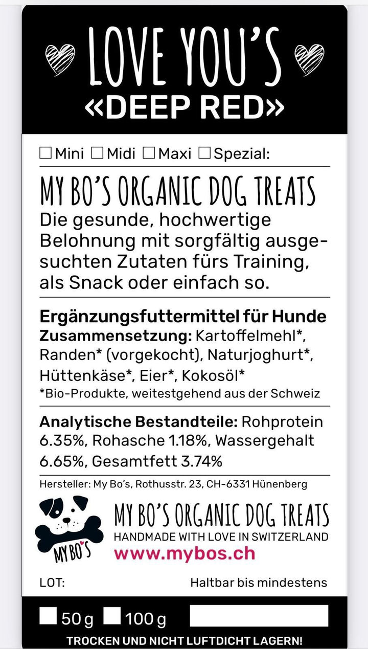 grosses Maxiherz im Valentins-Organzasäckchen