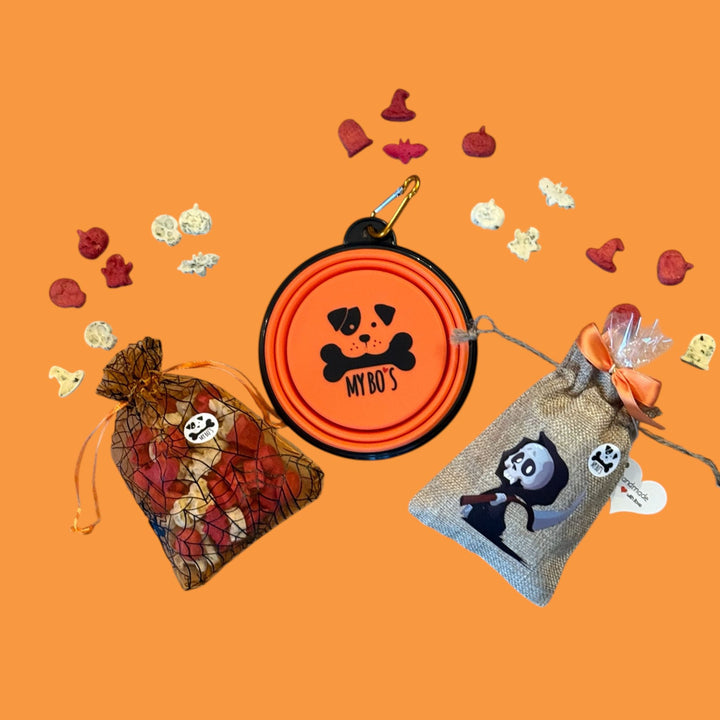 Halloween 🎃 Bundle: 1 Organzasäckchen und 1 Jutebeutel je 50 gr.