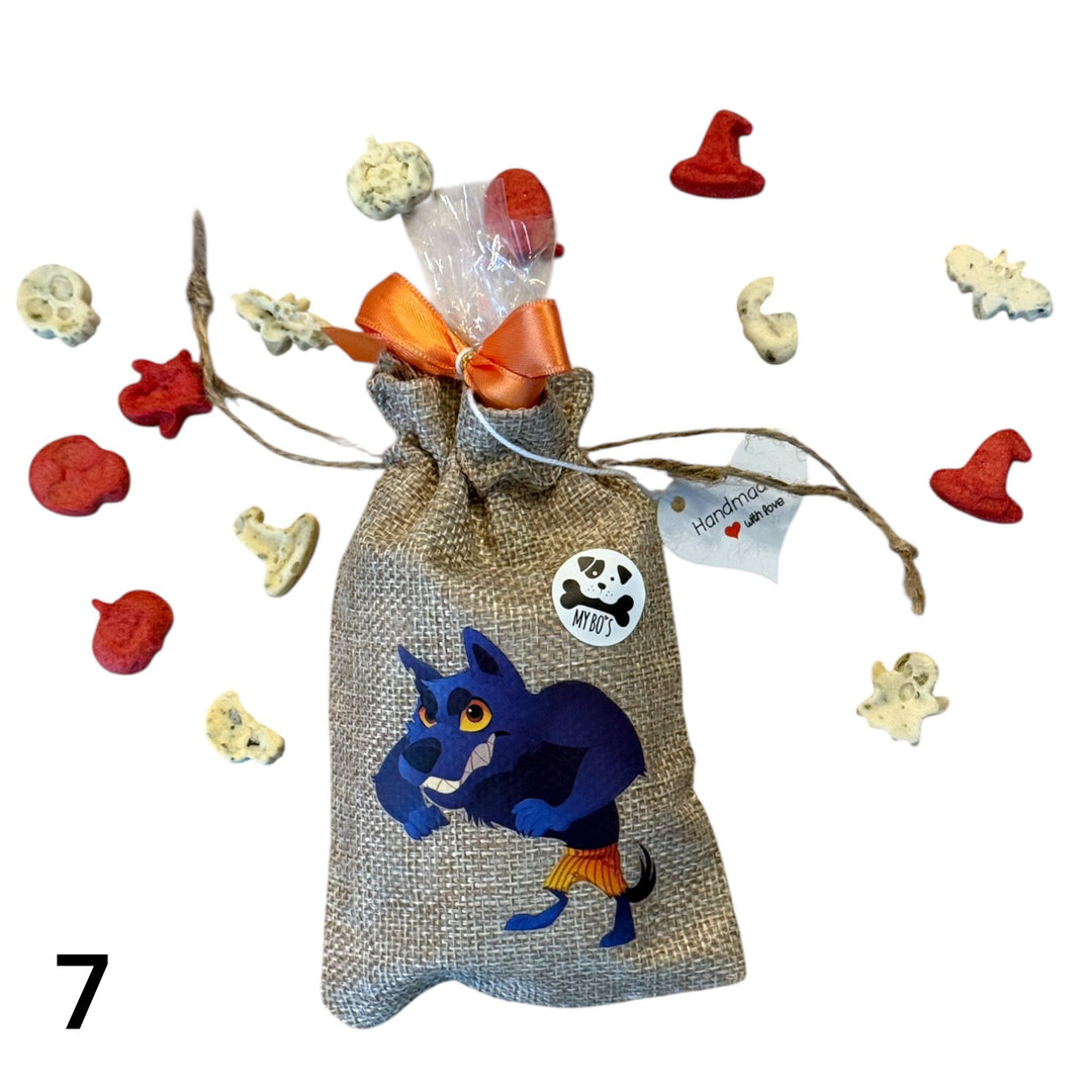 Halloween 🎃 Jutebeutel mit 50 Gramm Halloweenleckerlies