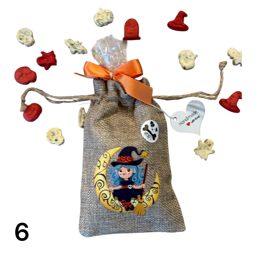 Halloween 🎃 Jutebeutel mit 50 Gramm Halloweenleckerlies