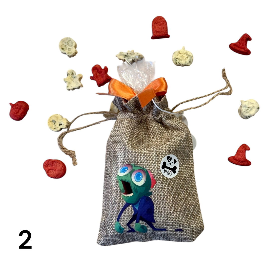 Halloween 🎃 Jutebeutel mit 50 Gramm Halloweenleckerlies