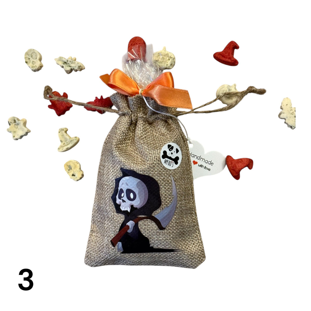 Halloween 🎃 Jutebeutel mit 50 Gramm Halloweenleckerlies